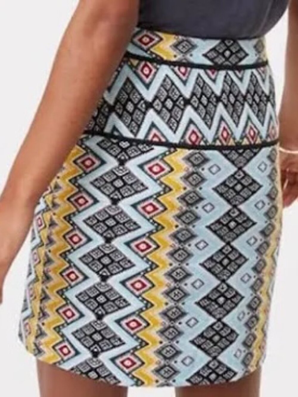 Loft Boho Shift Mini-Skirt